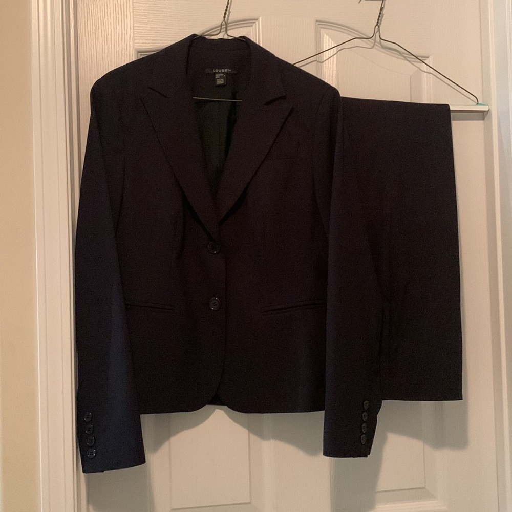 Louben brand Black Blazer and Pants